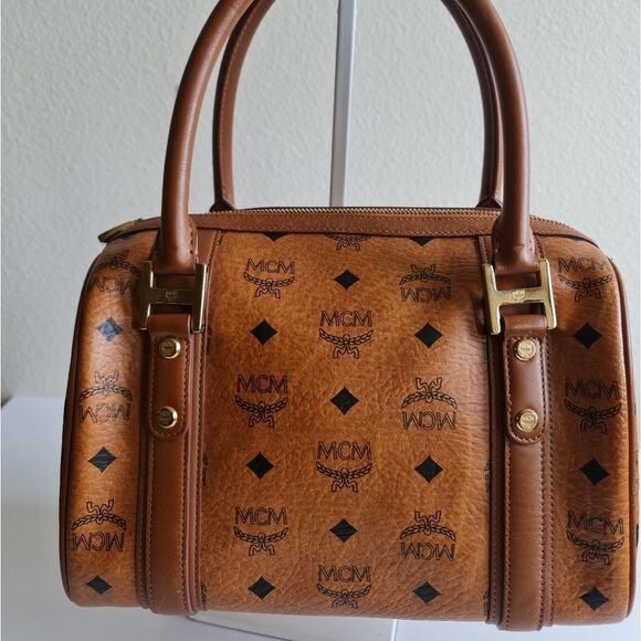 MCM Visetos Doctor Bag Brown - Picture 2 of 16